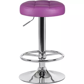 Табурет барный (фиолетовый) Dobrin 5008-LM BRUNO BRUNO, цвет сиденья фиолетовый, основания хром