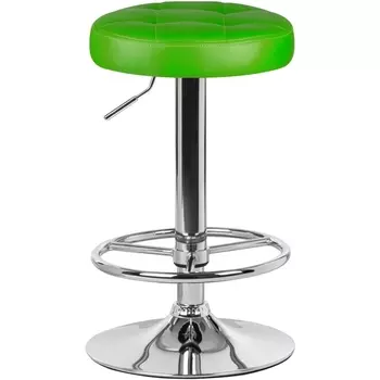 Табурет барный (зелёный) Dobrin 5008-LM BRUNO BRUNO, цвет сиденья зеленый, основания хром