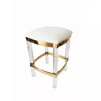 Табурет барный IST-CASA Найс MH-1974S.2, 40х40х61, белый, золото