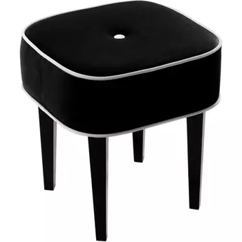 Табурет Handy SQ ОГОГО (арт.340194), (Ткань/Черный) ОГОГО Обстановочка!