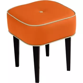 Табурет Handy SQ ОГОГО (арт.340355), (Ткань,Экокожа/Оранжевый) ОГОГО Обстановочка!