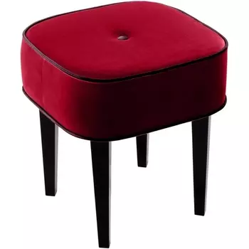 Табурет Handy SQ ОГОГО (арт.340677), (Ткань/Красный) ОГОГО Обстановочка!