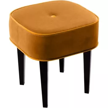 Табурет Handy SQ ОГОГО (арт.341767), (Ткань/Желтый) ОГОГО Обстановочка!