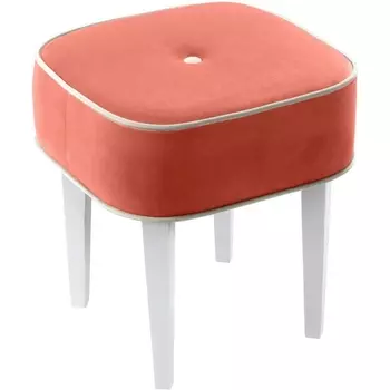 Табурет Handy SQ ОГОГО (арт.434004), (Ткань/Красный) ОГОГО Обстановочка!