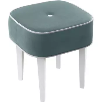 Табурет Handy SQ ОГОГО (арт.434005), (Ткань/Бирюзовый) ОГОГО Обстановочка!