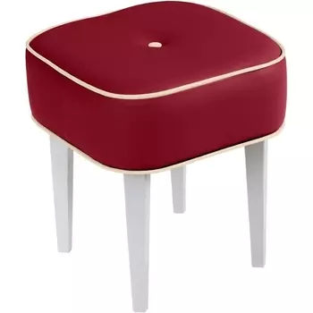 Табурет Handy SQ ОГОГО (арт.434034), (Ткань,Экокожа/Красный) ОГОГО Обстановочка!