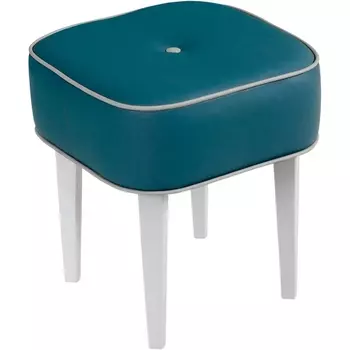 Табурет Handy SQ ОГОГО (арт.463546), (Ткань,Экокожа/Синий) ОГОГО Обстановочка!