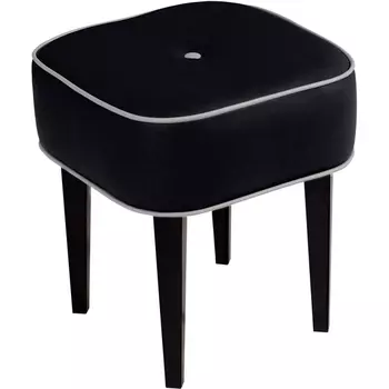 Табурет Handy SQ ОГОГО (арт.653378), (Ткань,Экокожа/Черный) ОГОГО Обстановочка!