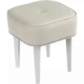 Табурет Handy SQ ОГОГО (арт.686582), (Ткань/Белый) ОГОГО Обстановочка!