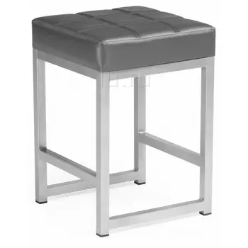 Табурет Woodville Khurkroks серый полимер / светлый мусс 459668