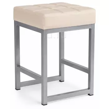 Табурет Woodville Khurkroks ваниль в крапинку / светлый мусс 459669