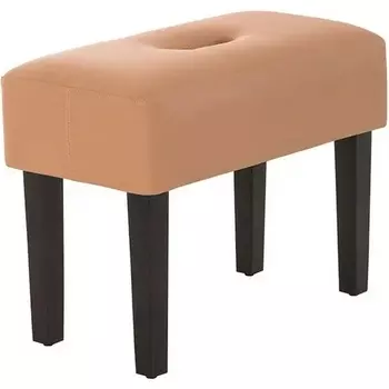 Табурет мягкий Handy ОГОГО (арт.330114), (Ткань,Экокожа/Коричневый) ОГОГО Обстановочка!