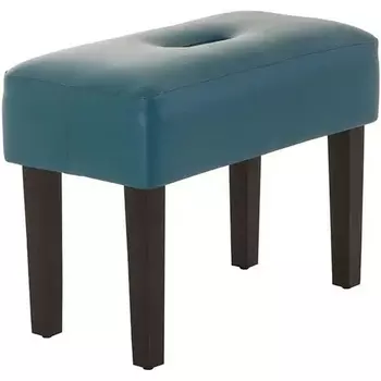 Табурет мягкий Handy ОГОГО (арт.330136), (Ткань,Экокожа/Синий) ОГОГО Обстановочка!