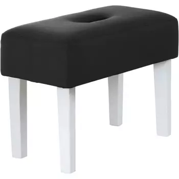 Табурет мягкий Handy ОГОГО (арт.653720), (Ткань,Экокожа/Черный) ОГОГО Обстановочка!