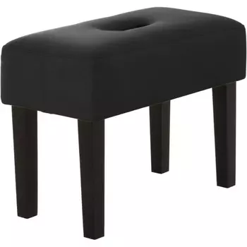 Табурет мягкий Handy ОГОГО (арт.653722), (Ткань,Экокожа/Черный) ОГОГО Обстановочка!