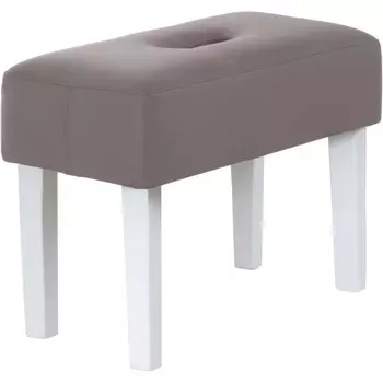 Табурет мягкий Handy ОГОГО (арт.653726), (Ткань,Экокожа/Серый) ОГОГО Обстановочка!