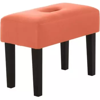 Табурет мягкий Handy ОГОГО (арт.653727), (Ткань,Экокожа/Оранжевый) ОГОГО Обстановочка!