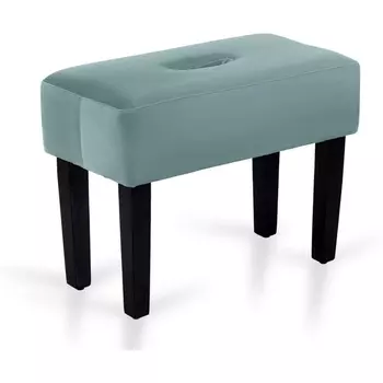 Табурет мягкий Handy ОГОГО (арт.670580), (Велюр,Экокожа/Бирюзовый) ОГОГО Обстановочка!