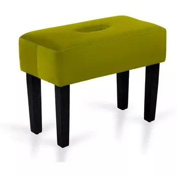 Табурет мягкий Handy ОГОГО (арт.670581), (Велюр,Экокожа/Оливковый) ОГОГО Обстановочка!