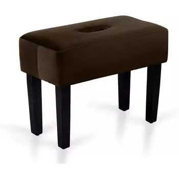 Табурет мягкий Handy ОГОГО (арт.671358), (Велюр,Экокожа/Коричневый) ОГОГО Обстановочка!