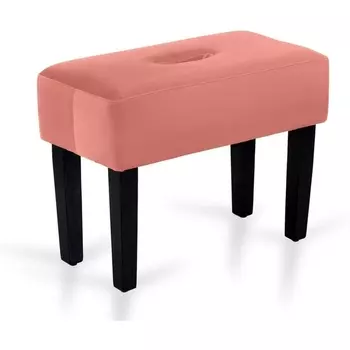 Табурет мягкий Handy ОГОГО (арт.671364), (Велюр,Экокожа/Оранжевый) ОГОГО Обстановочка!