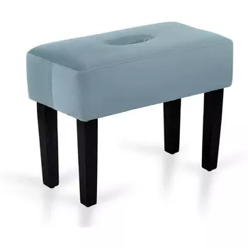 Табурет мягкий Handy ОГОГО (арт.671368), (Велюр,Экокожа/Голубой) ОГОГО Обстановочка!