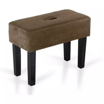 Табурет мягкий Handy ОГОГО (арт.671371), (Ткань,Микрофибра/Серо-коричневый) ОГОГО Обстановочка!