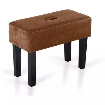 Табурет мягкий Handy ОГОГО (арт.671380), (Ткань,Микрофибра/Светло-коричневый) ОГОГО Обстановочка!