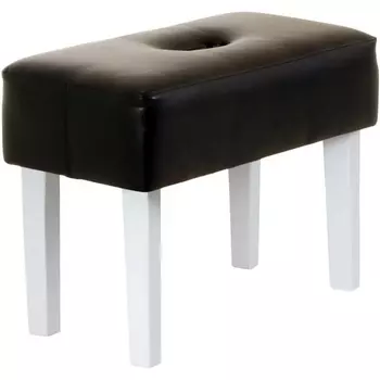 Табурет мягкий Handy ОГОГО (арт.686673), (Ткань,Экокожа/Черный) ОГОГО Обстановочка!