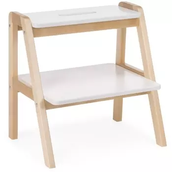 Табурет-стремянка Woodville Брети натуральная береза / белый 554131
