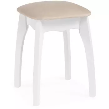 Табурет Woodville Астир белый / сливочный раф 554123