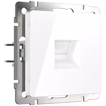 Телефонная розетка RJ-11 (белый) Werkel W1182001 (a051123)