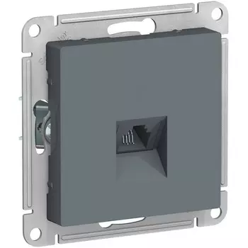 Телефонная розетка RJ-11 (грифель) Systeme Electric AtlasDesign ATN000781