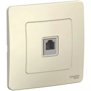 Телефонная розетка RJ-11 (молочный) Systeme Electric Blanca BLNIS011002