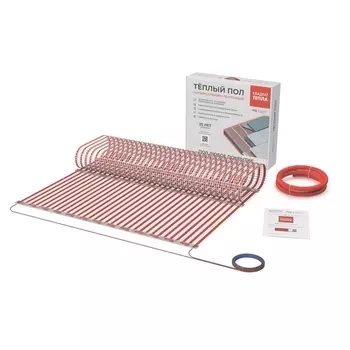 Теплый пол тепла ленточный мат СТН (4,5х1,0м-855Вт), 190Вт/кв.м Квадрат Тепла 450100.3 СТН Квадрат Тепла