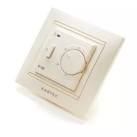 Терморегулятор EASTEC E-30 кремовый, механический. (EASTEC)