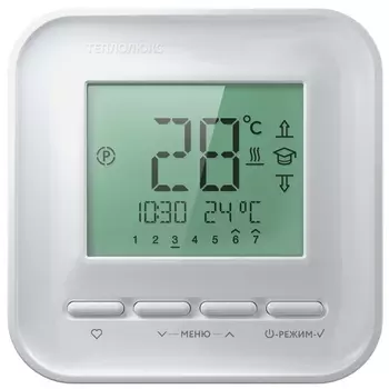 Терморегулятор белый Теплолюкс Терморегуляторы 2176932