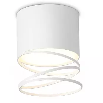 Точечный накладной светильник в виде спирали Ambrella TECHNO SPOT TN71103