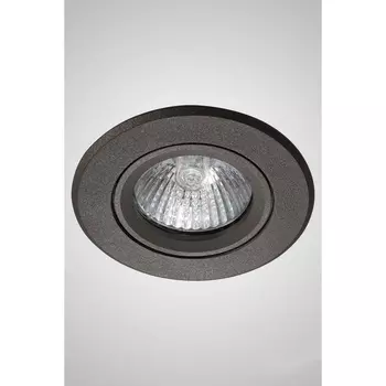 Точечный светильник круглый под гипсокартон AM Group AM12 AM03 BK