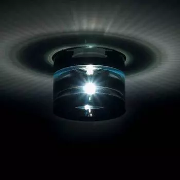 Встраиваемый светильник круглый Donolux Downlight DL037C-Black