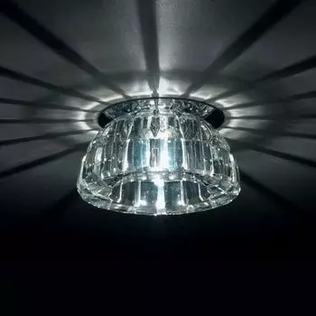 Встраиваемый светильник круглый хрустальный Donolux Downlight DL047CH/Crystal