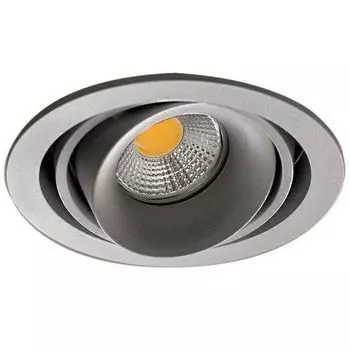Встраиваемый светильник круглый Donolux Lumme DL18615/01WW-R Silver Grey/Black