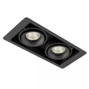 Встраиваемый светильник Donolux Lumme DL18615/02WW-SQ Shiny black/Black