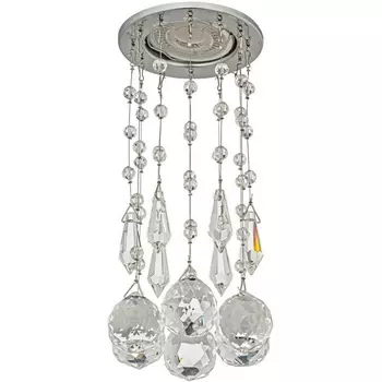 Точечный светильник хрустальный Dio D`arte Osimo Nickel Osimo GU10.5.14.8.220 N Dio D'Arte