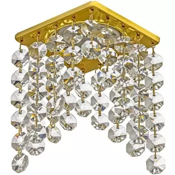 Точечный светильник хрустальный Dio D`arte Tayo Gold Tayo GU10.5.14.8x8.217 G Dio D'Arte