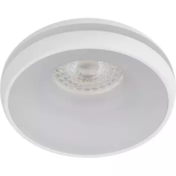 Точечный светильник круглый ЭРА DK100 WH