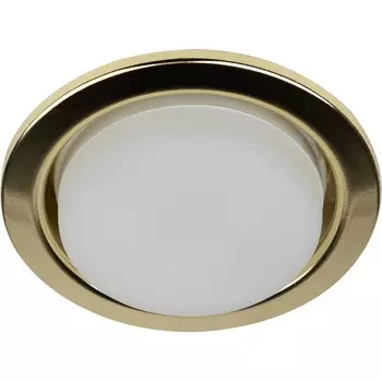 Точечный светильник круглый ЭРА KL35 GD /1 (к)