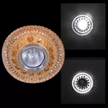 Точечный светильник круглый Reluce 00499-9.0-001CNB MR16+LED3W TEA