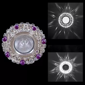 Точечный светильник круглый Reluce 00755-9.0-001CN MR16+LED3W CL+PP