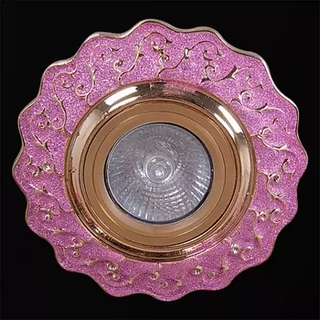 Точечный светильник круглый Reluce 05118-9.0-001YES MR16 PK/GD